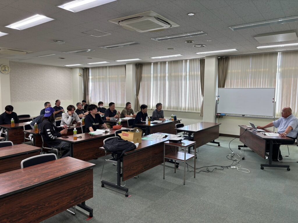 安全衛生責任者の特別教育講習を行いました
